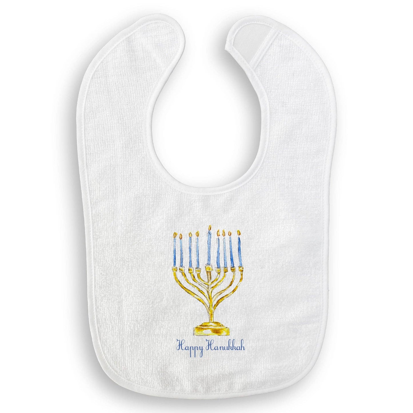 Menorah with Happy Hanukkah