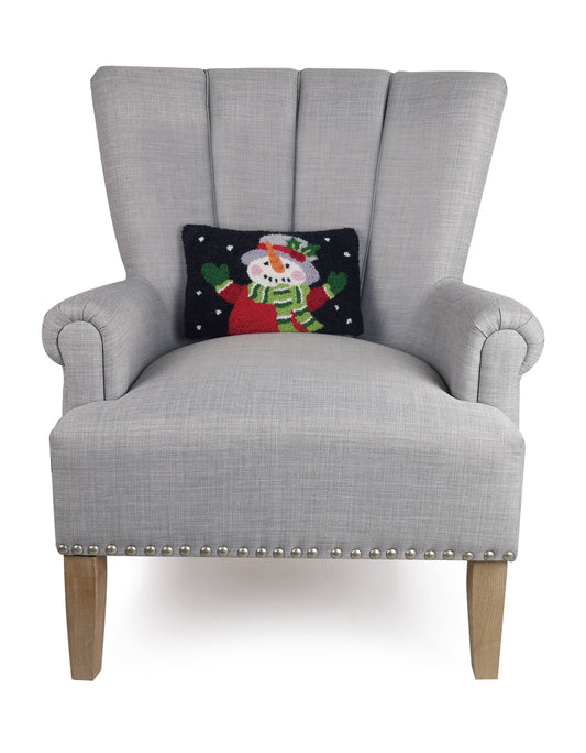 Holiday Snowman Hook Pillow