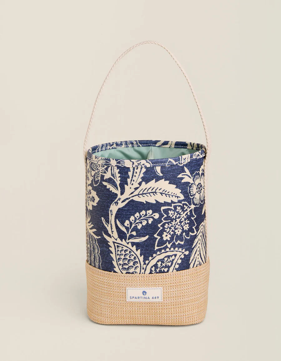 Spartina - Double Wine Caddy - Flagler Blue