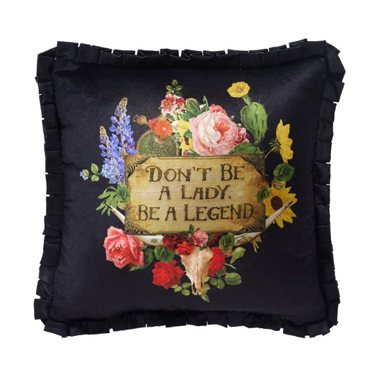 Peking Handicraft - Be A Legend Printed Pillow - Junk Gypsy