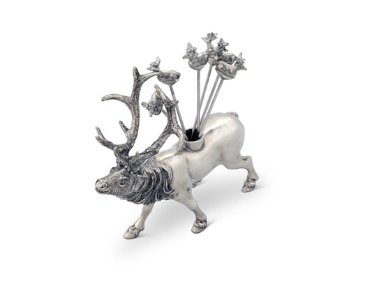Elk Pewter Cheese Pick Set