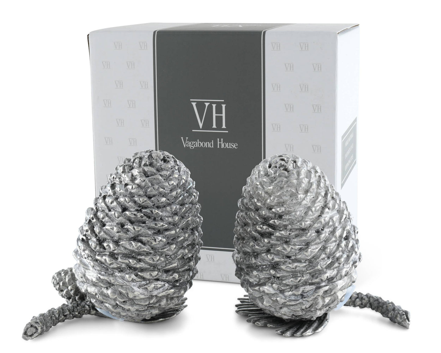 Pewter Pine Cones Salt & Pepper Set