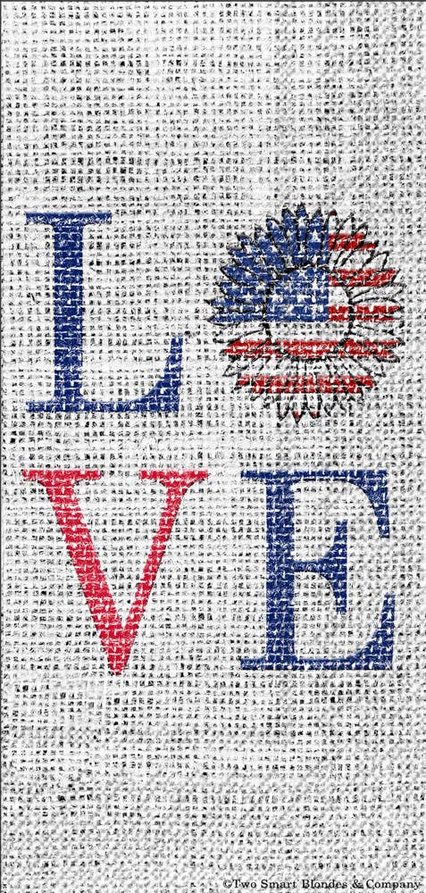 Boston International - Paper Guest Towels 16 count Patriotic Love 4th of July