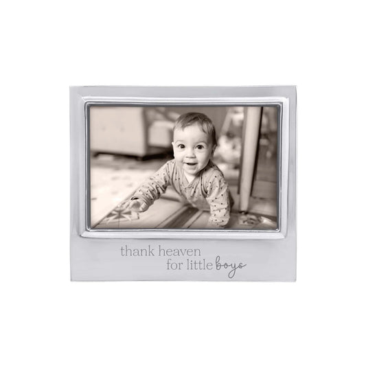 Mariposa Thank Heaven for Little Boys Signature 4x6 Frame