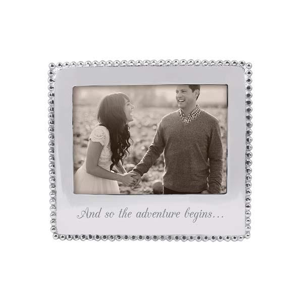 Mariposa - And So the Adventure Begins Beaded 5x7 Picture Frame