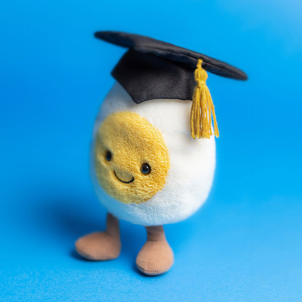 JellyCat Amuseables Boiled Egg Graduation