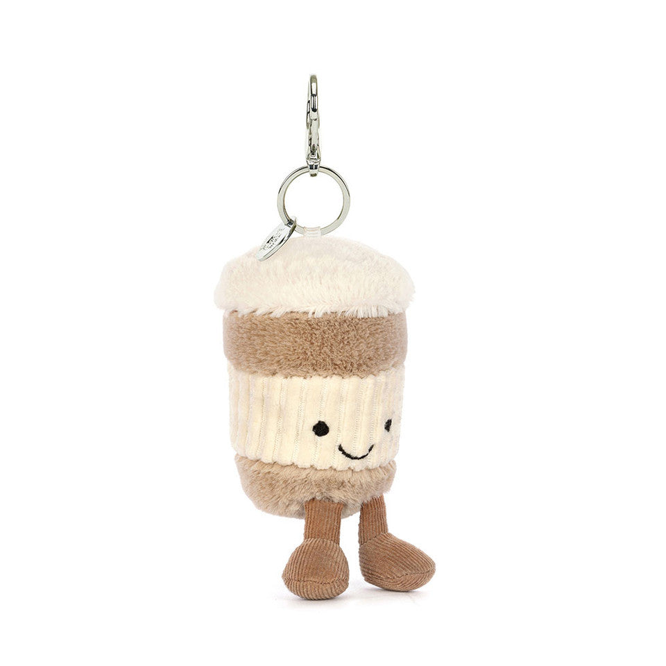 JellyCat Amuseables Coffee-To-Go Bag Charm