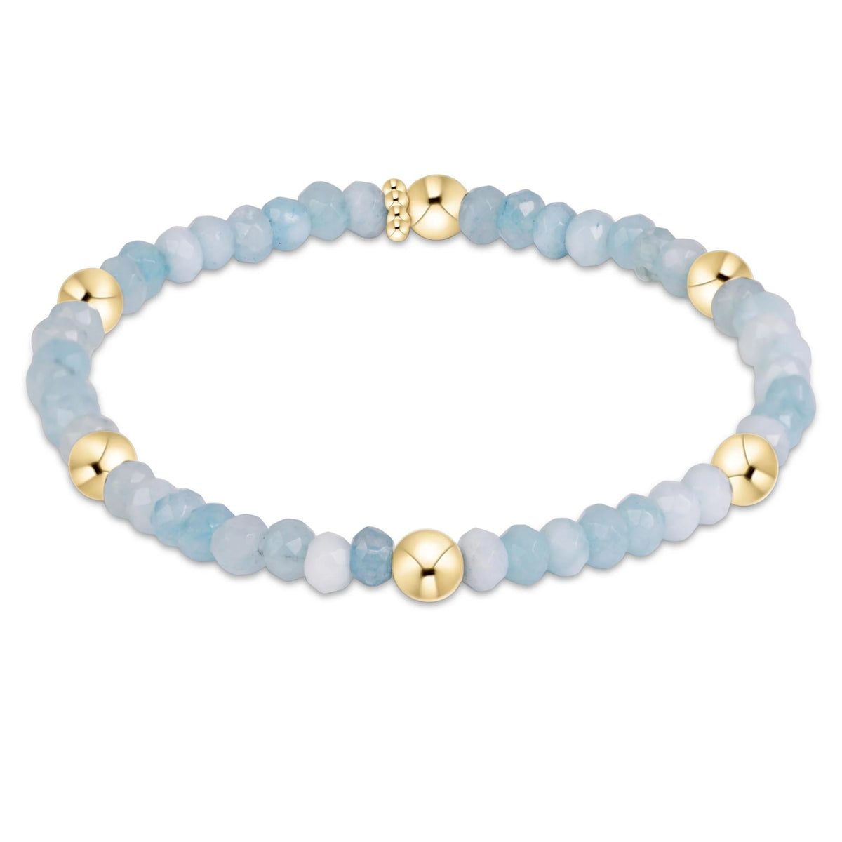 Enewton Jewlery - Presence Gemstone 4mm Bracelet - Aquamarine