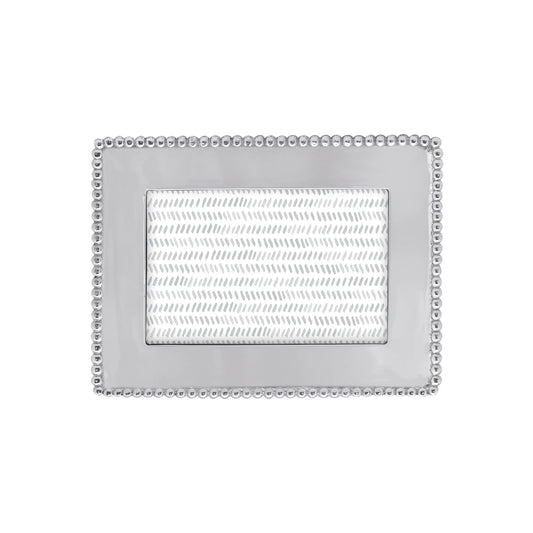 Mariposa beaded 4x6 Engravable  picture frame