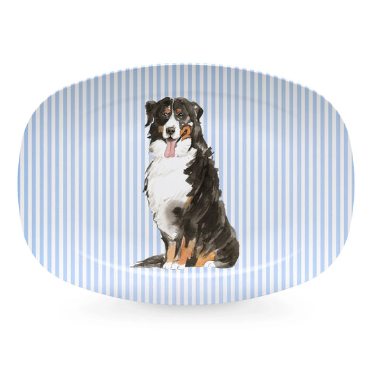 Mariposa Traychic Best Friends Bernese Mountain Platter