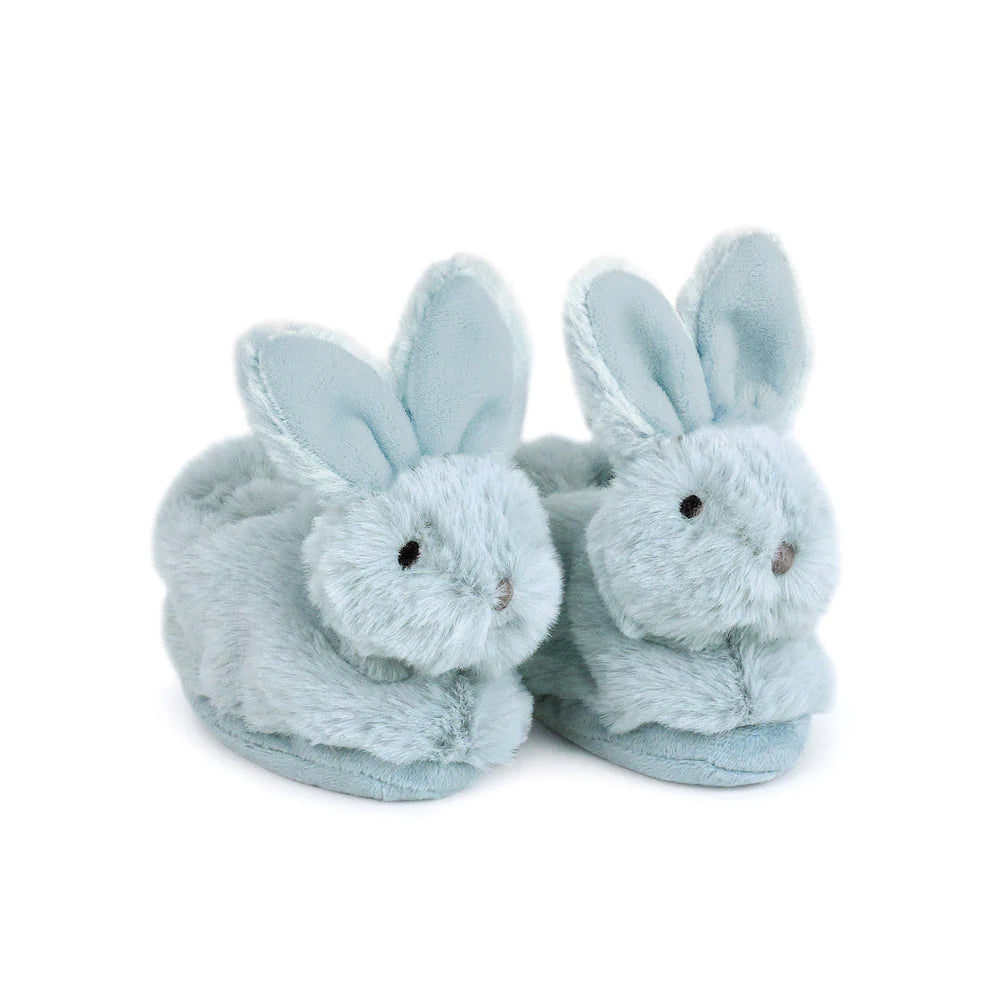 Mon Ami -  Bunny Baby Booties - Blue
