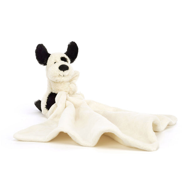 JellyCat Black and Cream Puppy Soother