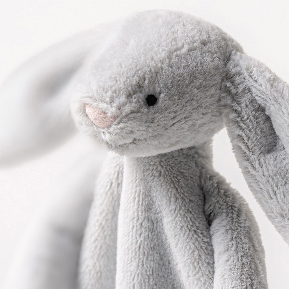 JellyCat Bashful Grey Bunny Comforter