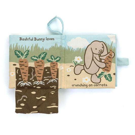 JellyCat Bashful Bunny Loves you Book