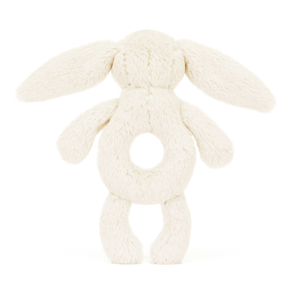 JellyCat Bashful Cream Bunny Ring Rattle