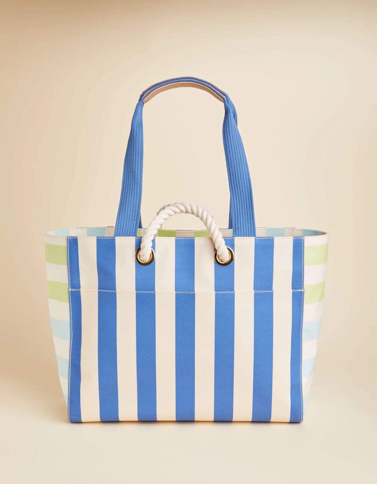Spartina Beach Tote Overboard Stripe
