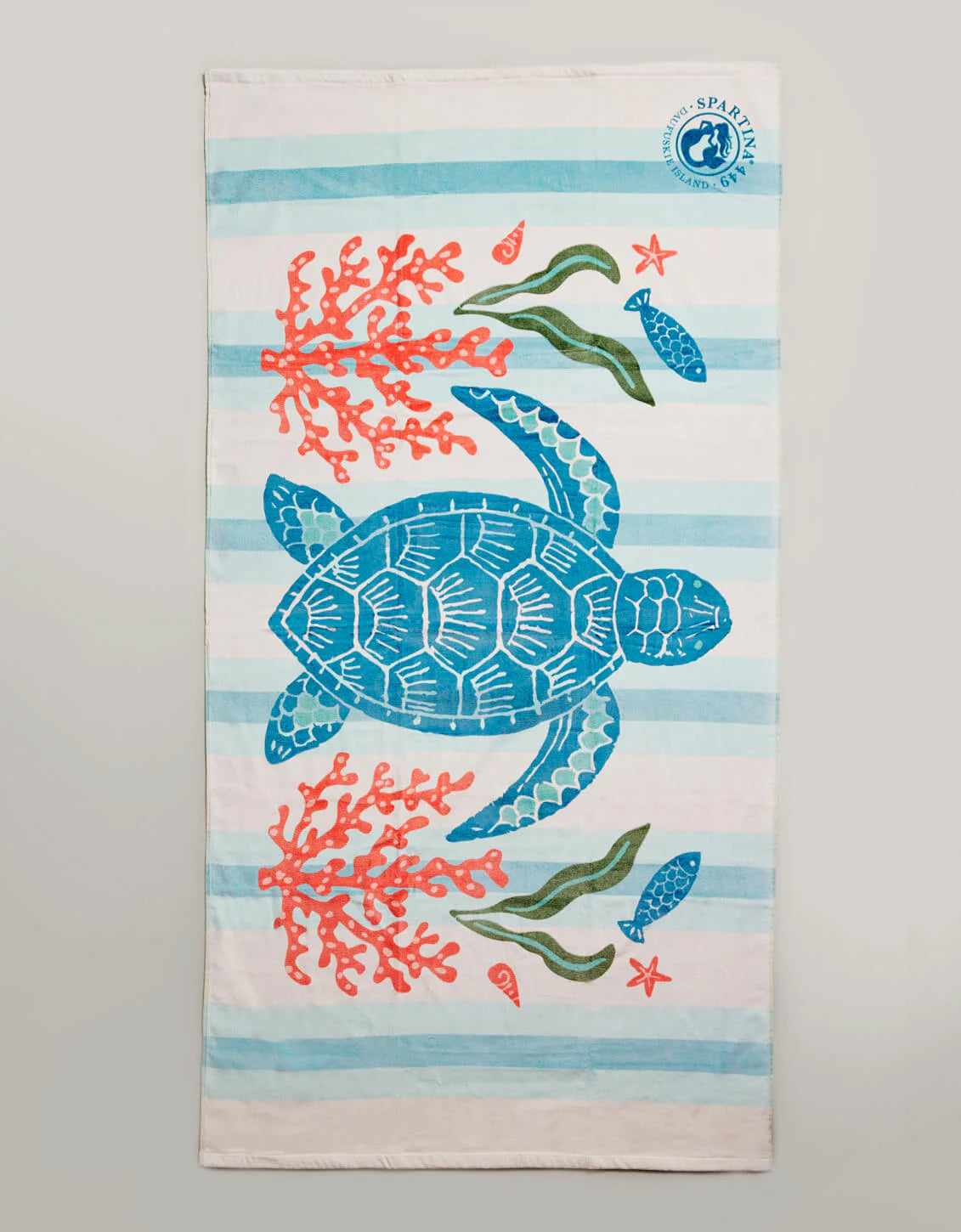 Spartina Beach Towel Sea Turtle