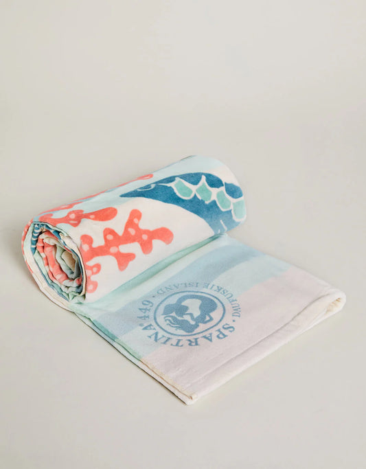 Spartina Beach Towel Sea Turtle