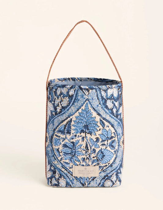 Spartina - Double Wine Caddy - Japonica Cartouche Blue