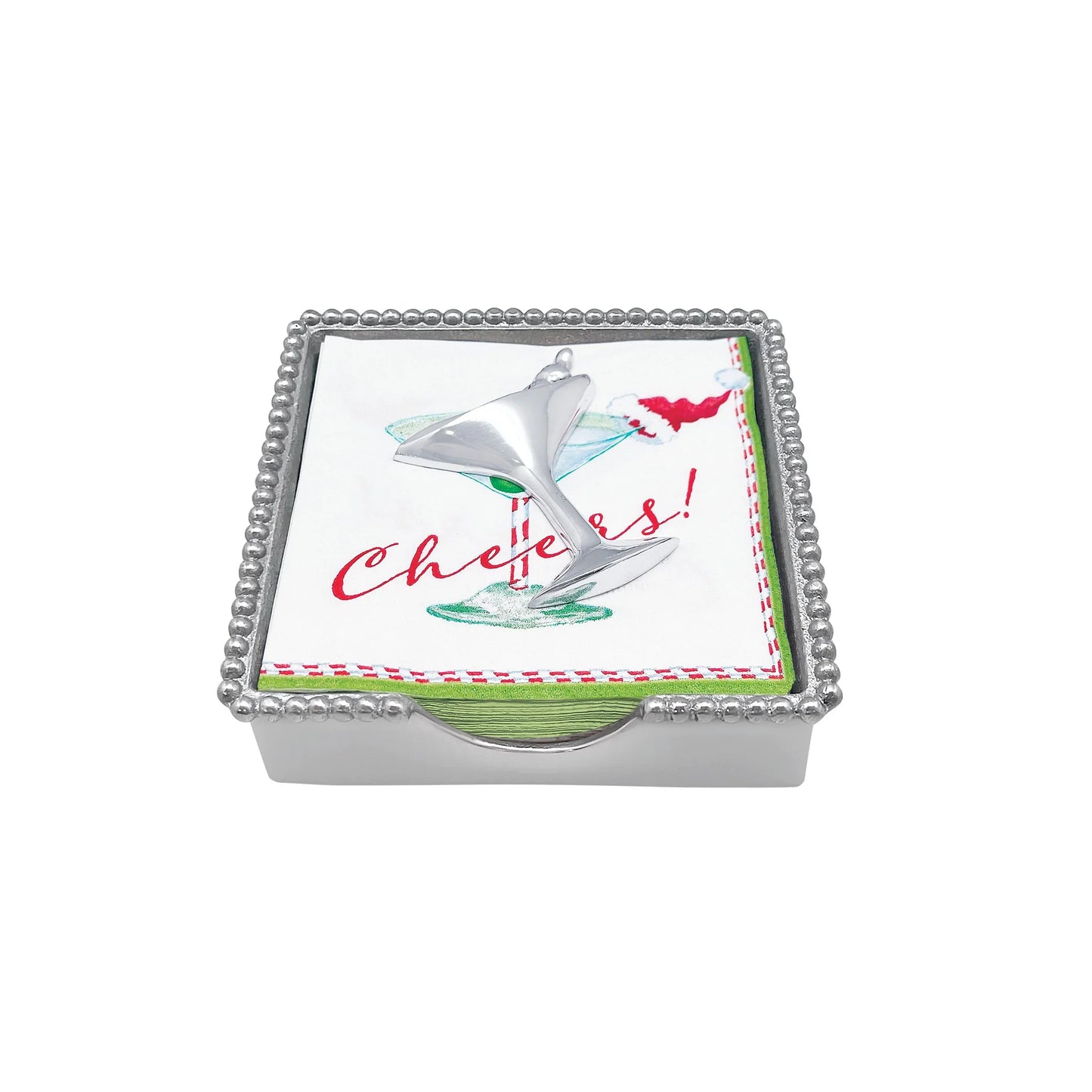 Mariposa Cocktail Beaded Napkin Box