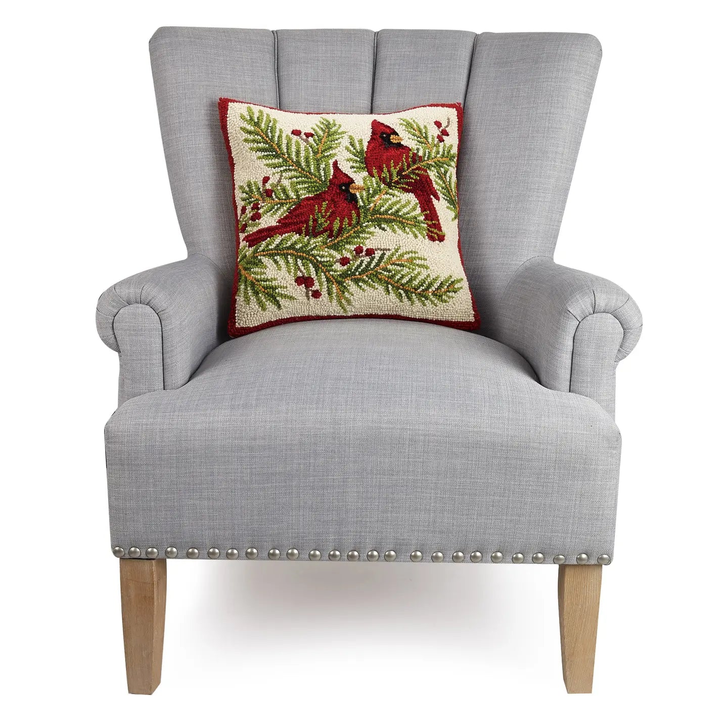 Peking Handicraft, Inc. - Cardinals Hook Pillow