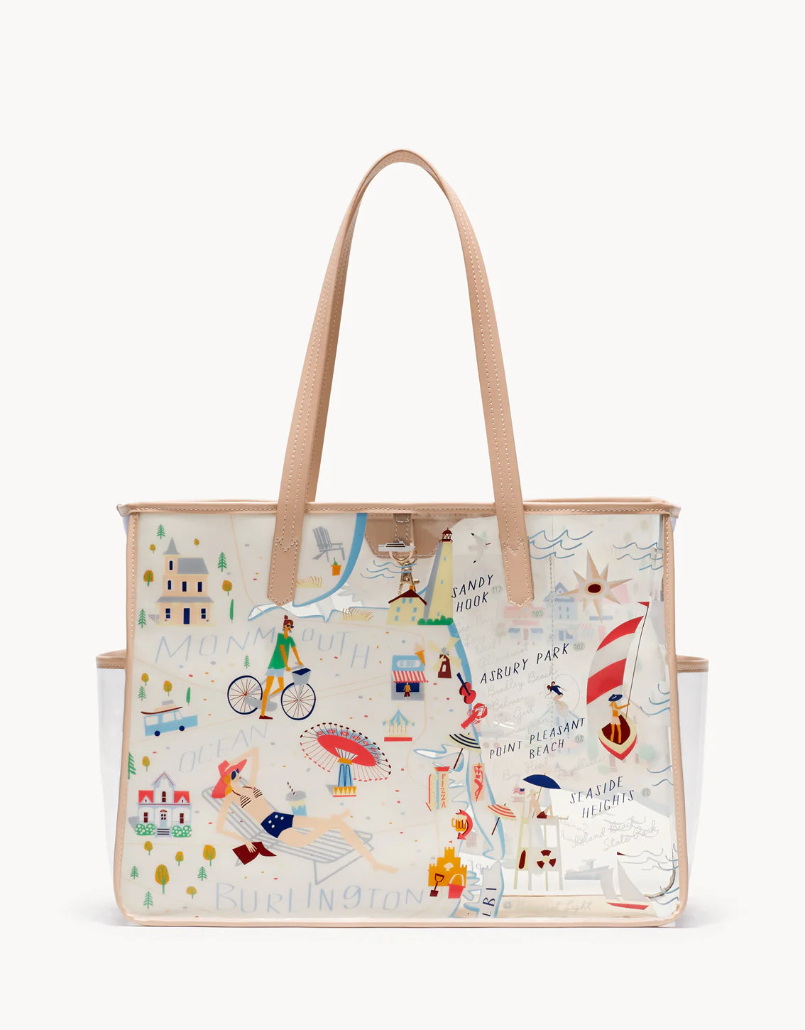 Spartina Down the Shore Clear Beach Tote