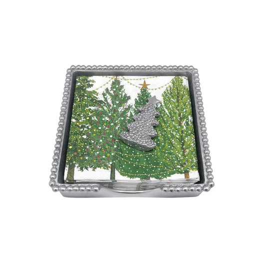 Mariposa Dotty Tree Beaded Napkin Box Set