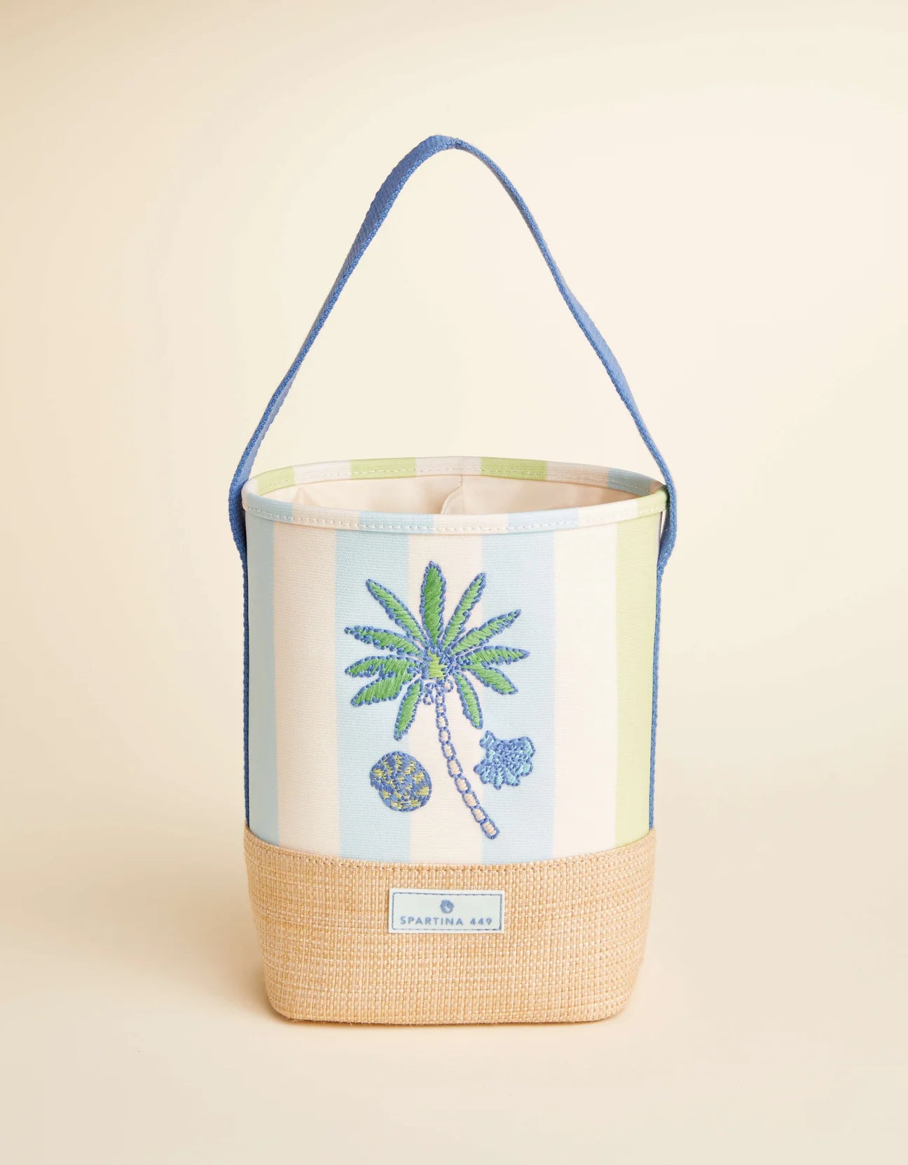 Spartina Double Wine Caddy Overboard Stripe