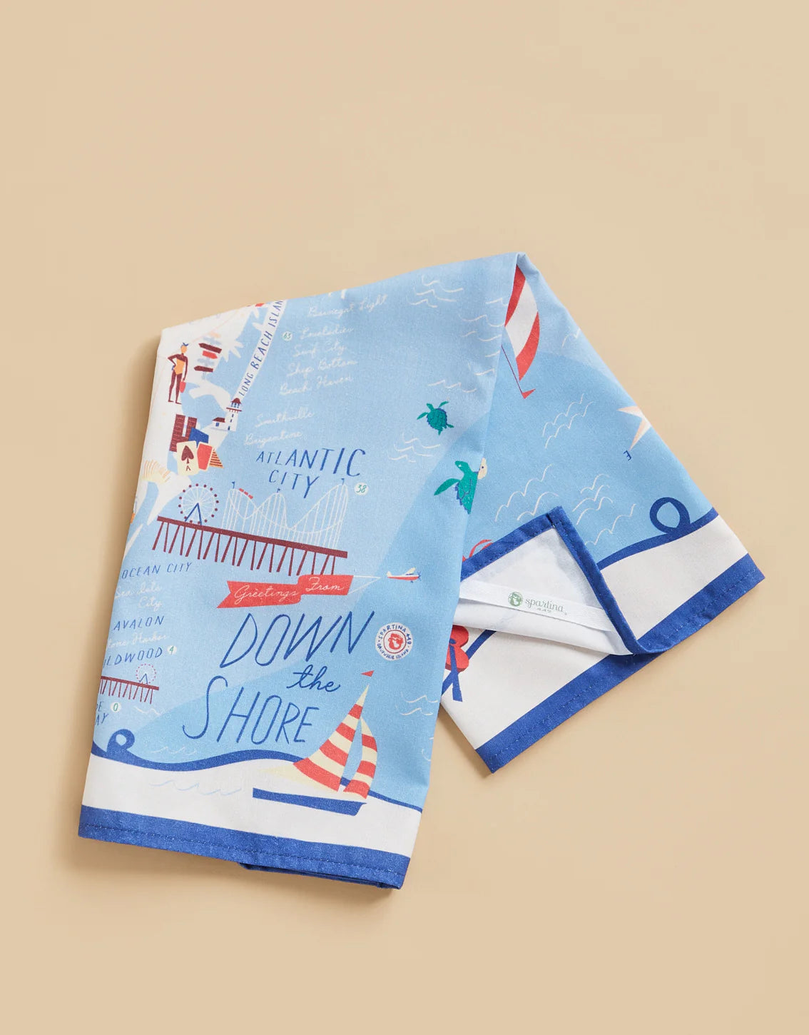 Spartina Down the Shore Quilted Throw