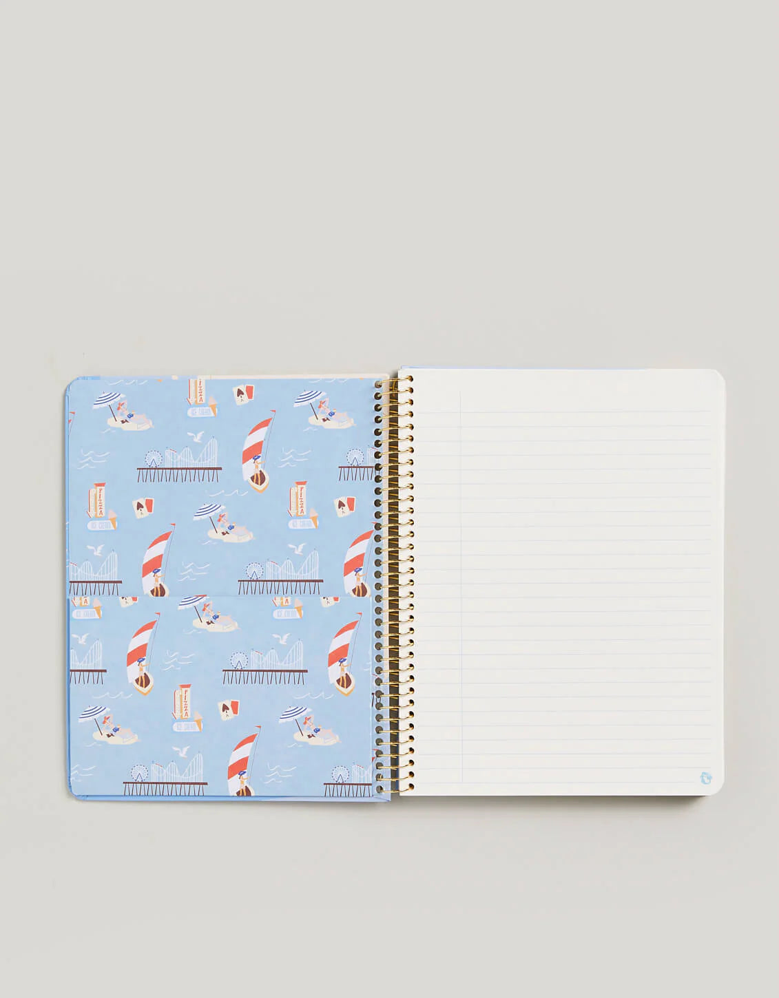 Spartina Down the Shore Ruled Spiral Notebook 6.5x8.5