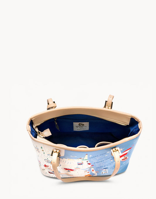 Spartina Down the Shore Small Tote w/zipper