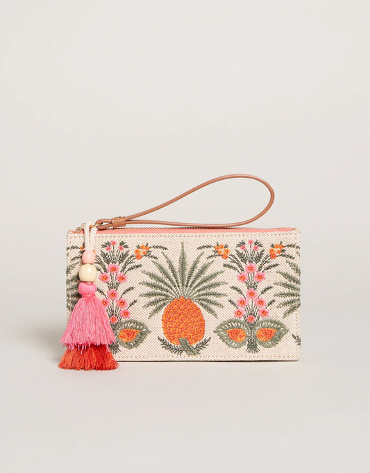 Spartina East West Wristlet Alloy Landing Pineapple - Medium Beige