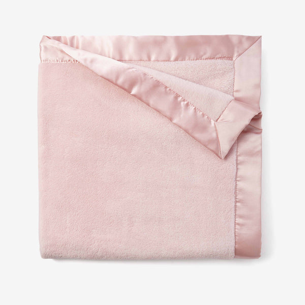 Elegant Baby Pale Pink Fleece Baby Stroller Blanket