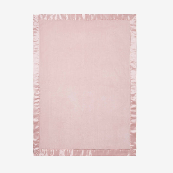 Elegant Baby Pale Pink Fleece Baby Stroller Blanket