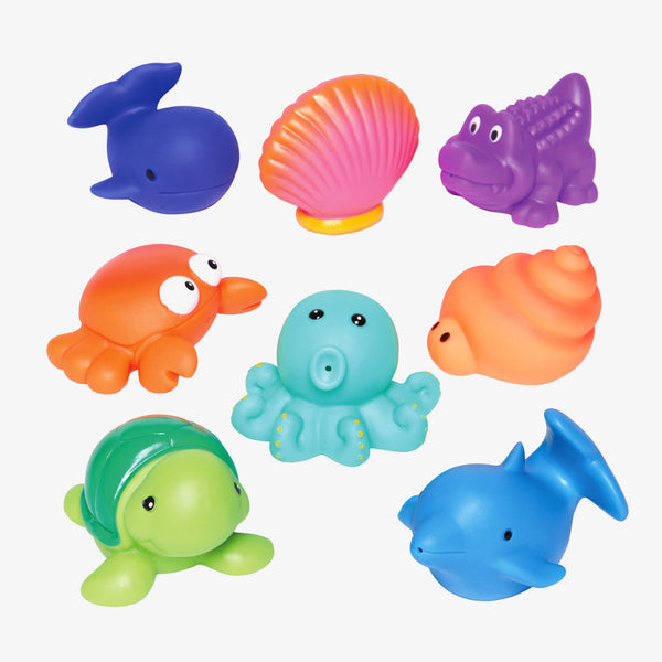 Elegant Baby Sea Party Squirt Baby Bath Toys