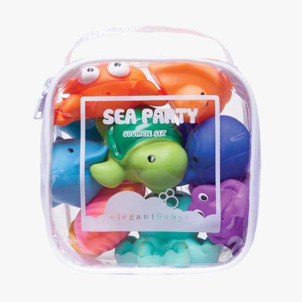 Elegant Baby Sea Party Squirt Baby Bath Toys