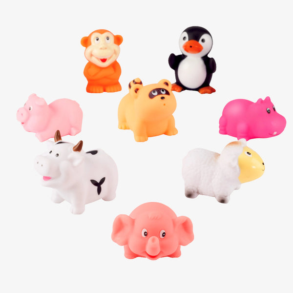 Elegant Baby Animal Party Squirt Baby Bath Toys