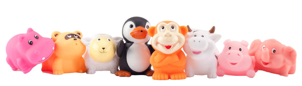 Elegant Baby Animal Party Squirt Baby Bath Toys