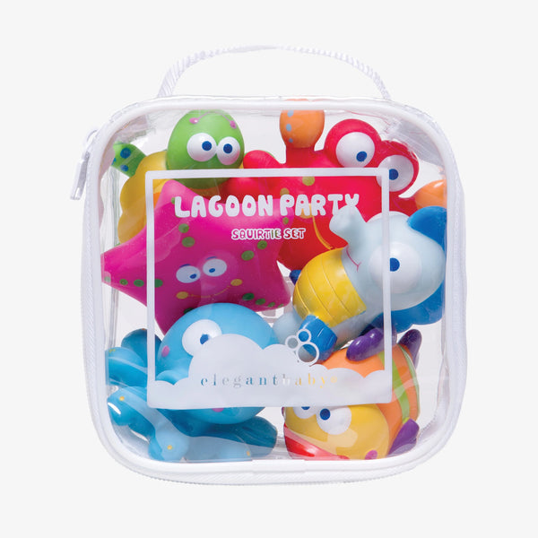 Elegant Baby Lagoon Party Squirt Baby Bath Toys