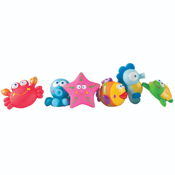 Elegant Baby Lagoon Party Squirt Baby Bath Toys