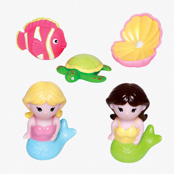 Elegant Baby Mermaid Party Squirt Baby Bath Toys