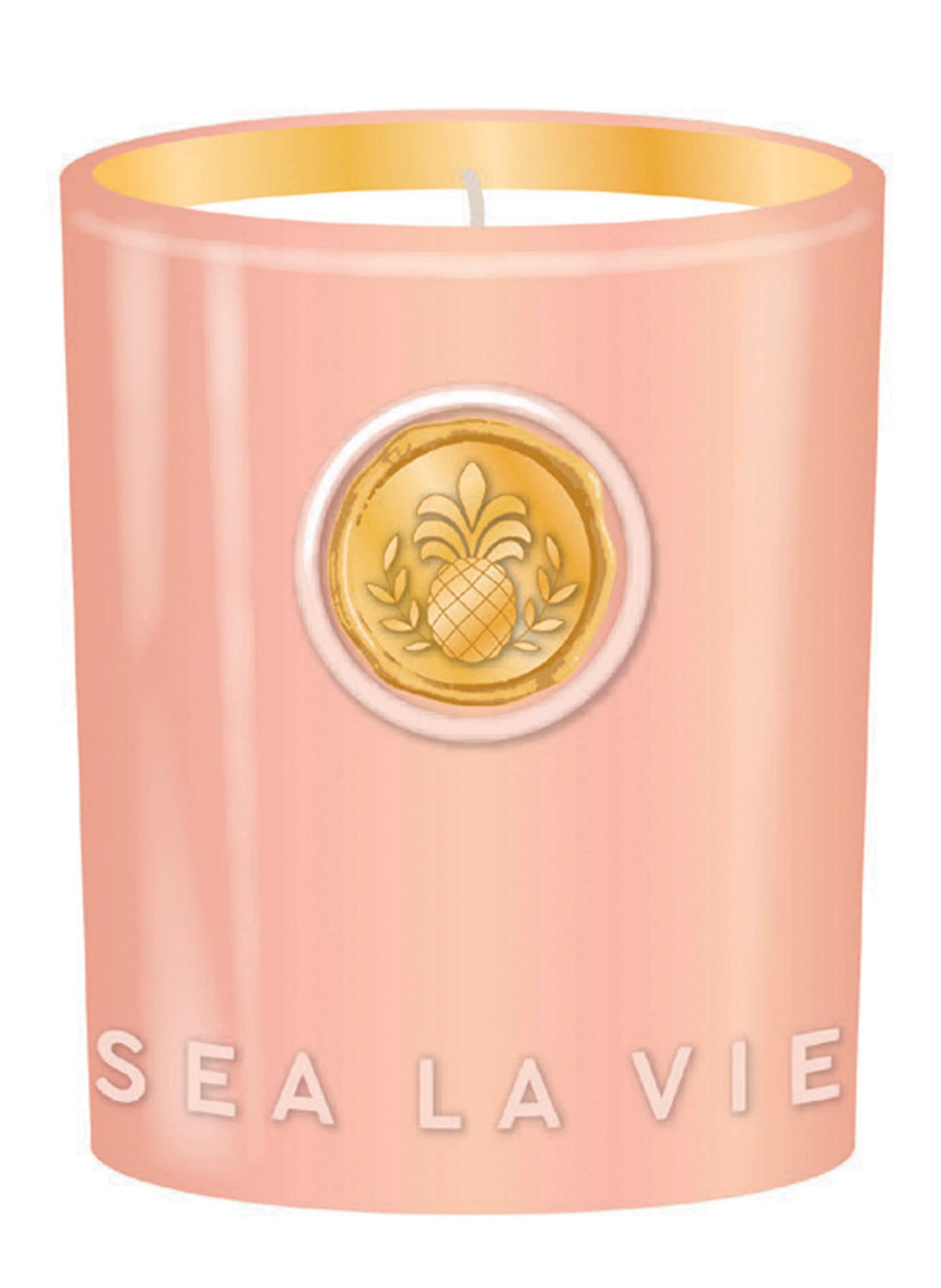 Spartina Sea La Vie Candle - 9.5oz Thank You/Pineapple - Southern Blooms Fragrance