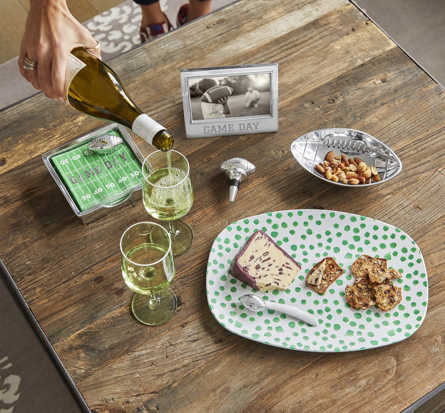 Mariposa Football Nut Dish