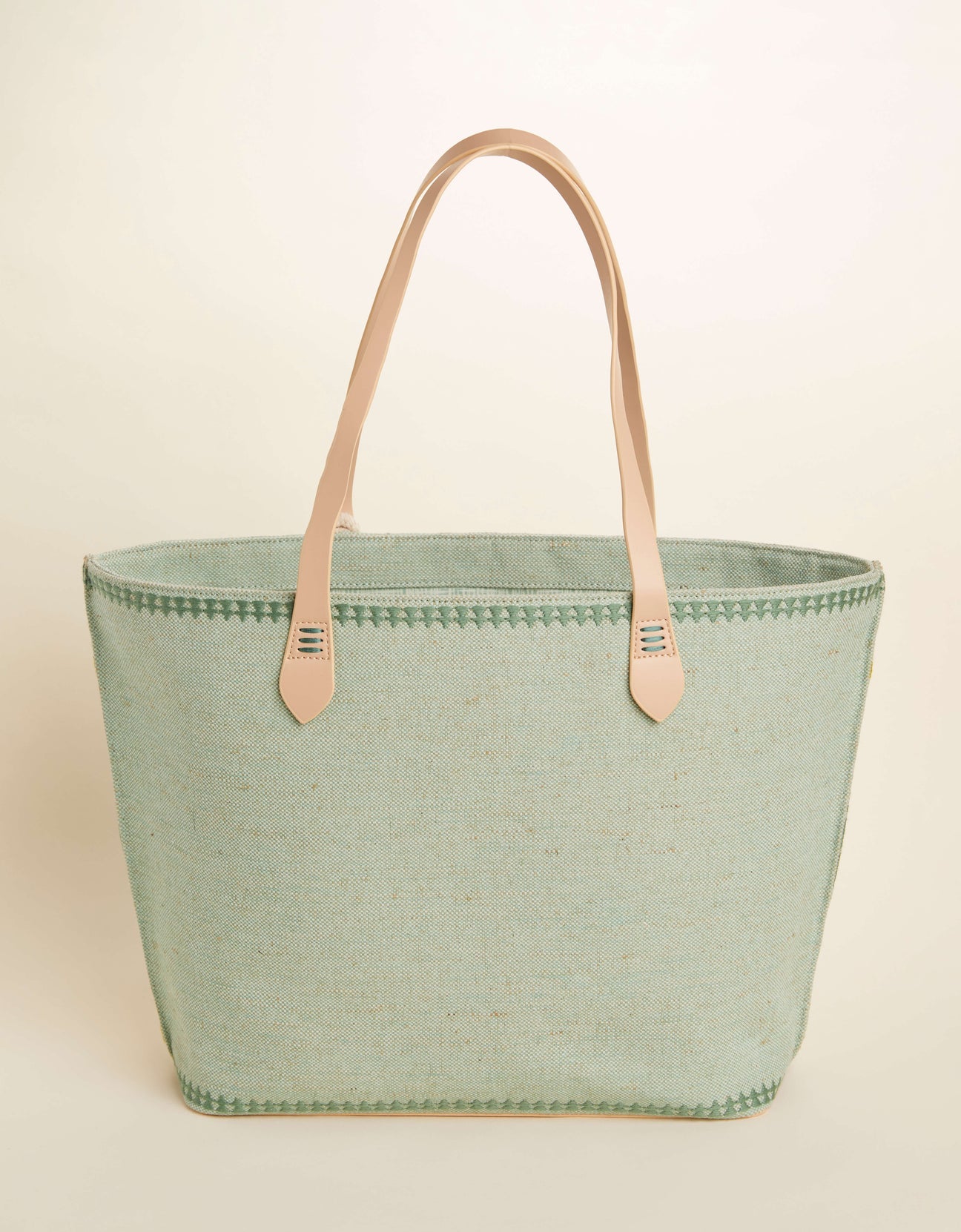 Spartina Fiesta Tote Richmond Hill Sea Foam Palms