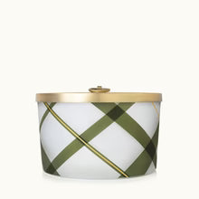 Frasier Fir Frosted Plaid 3 Wick Candle - 18 oz.