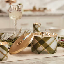 Frasier Fir Frosted Plaid 3 Wick Candle - 18 oz.