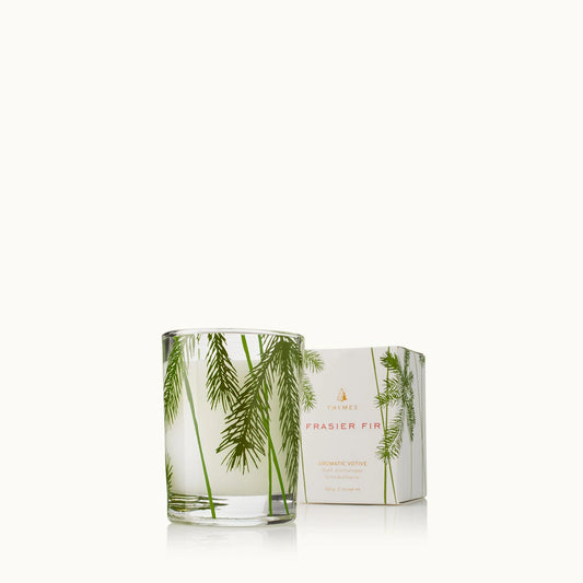 Thymes - Frasier Fir Votice Candle Pine Needle Design - 2oz.