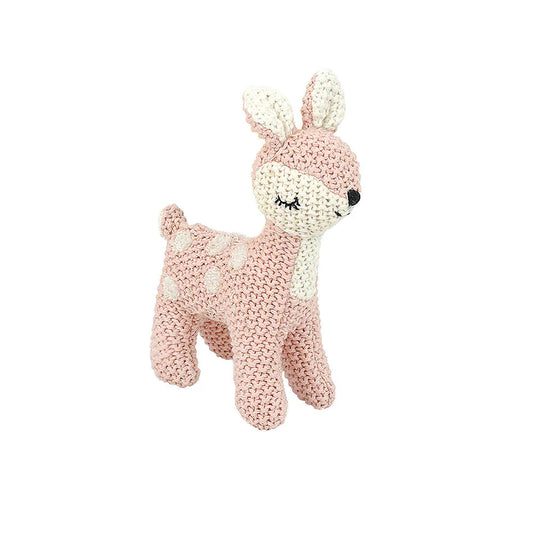 Mon Ami - Knit Toy - Freija Deer/Pink