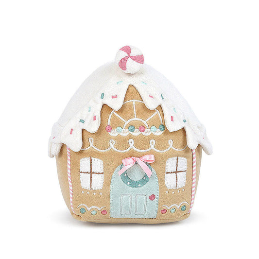 Mon Ami - Gingerbread House Plush Toy - Tan