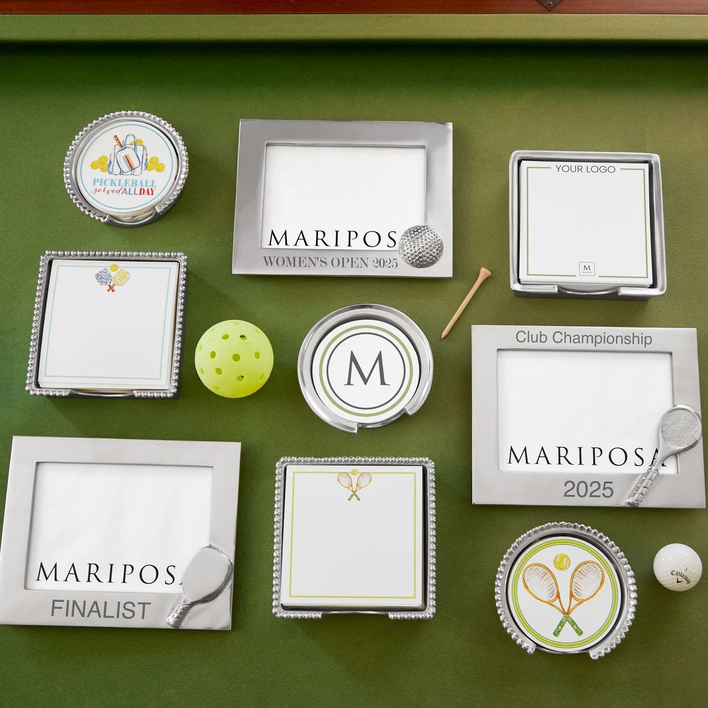 Mariposa Golf ball 5x7 picture frame